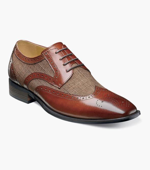 stacy adams men's kemper wingtip oxfords