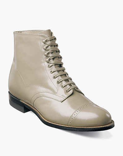 Madison Cap Toe Boot in Taupe for $$210.00