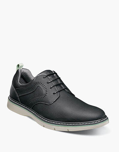 Stride Plain Toe Lace Up in Black for $$130.00