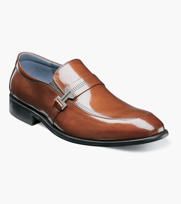 Stacy Adams Men s Jennings Monk Strap Oxfords Cognac Size 8