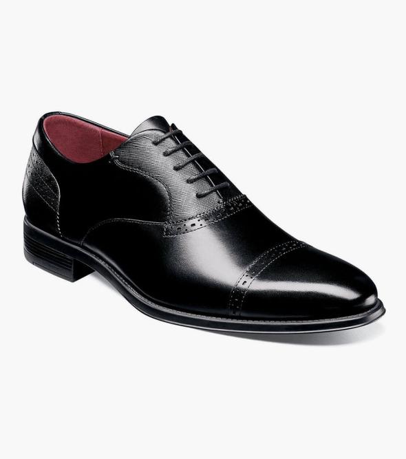 Stacy adams barris best sale cap toe oxford