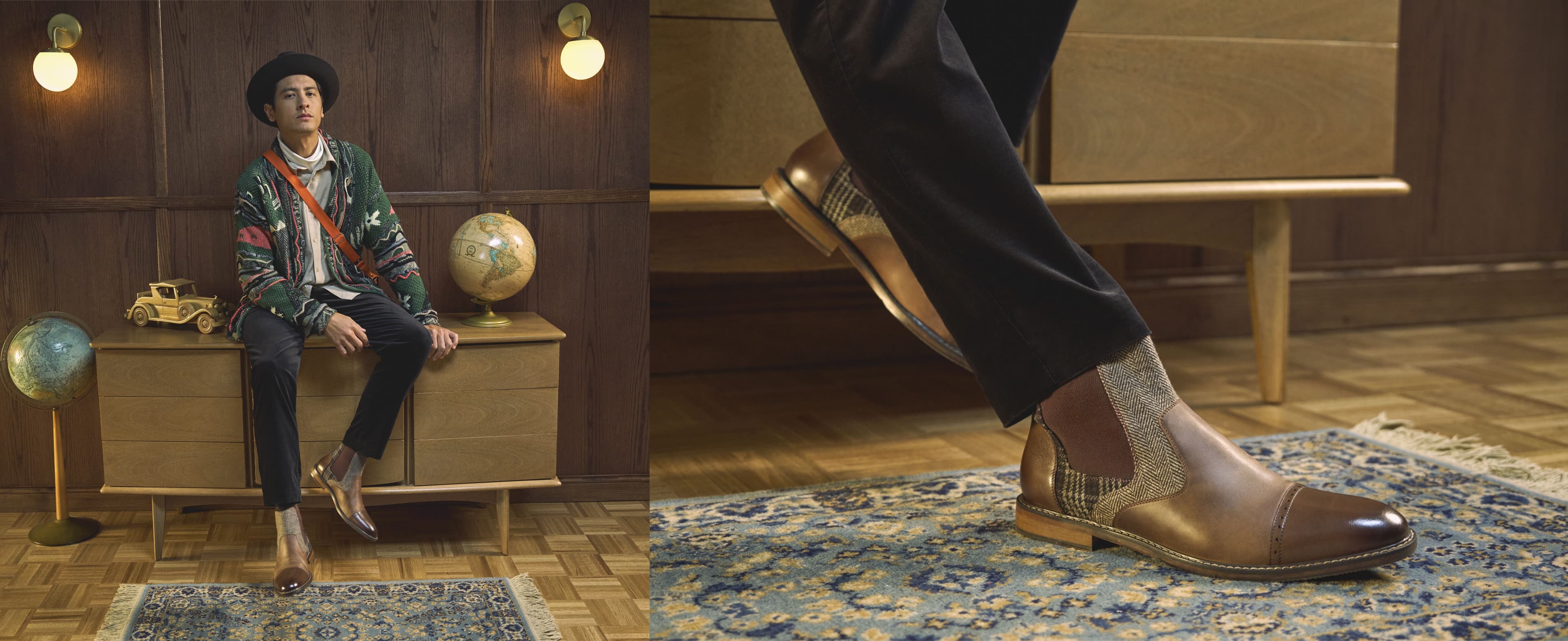 Click to shop Stacy Adams new arrivals. Image features the Finney.