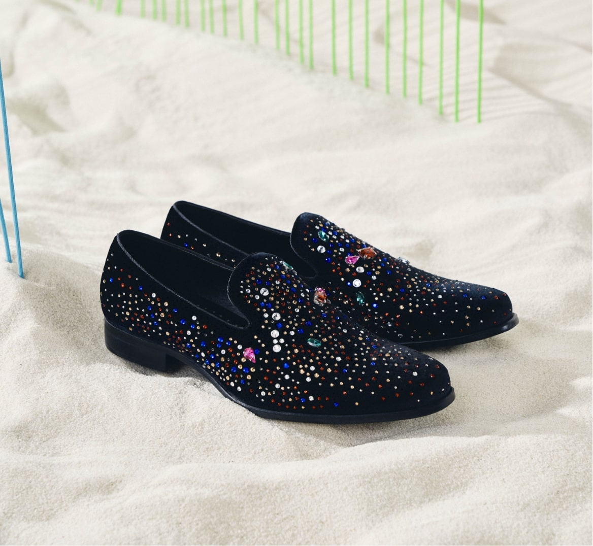 Click to shop Stacy Adams fashion shoes. Image features the Starling.