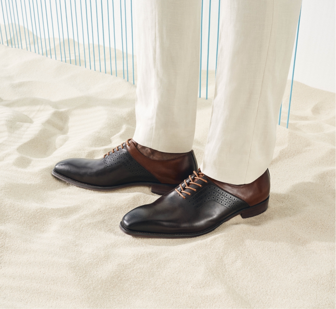 Click to shop our wedding picks! Image features the Halloway in brown multi.