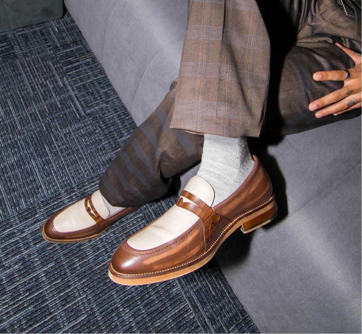 Image features the Prichard loafer in brown.
