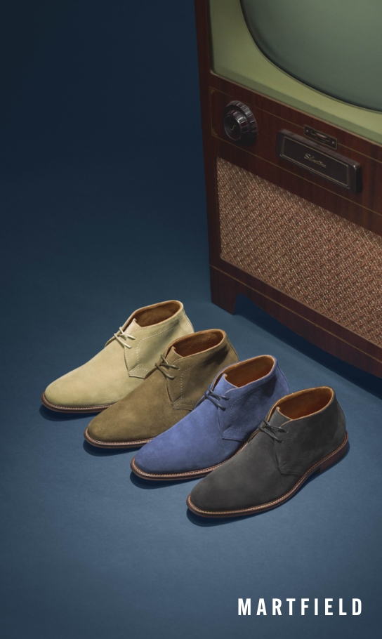 Men's Boots category. Image features the Martfield boot.
