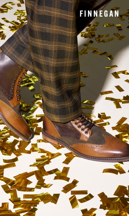 Men's Boots category. Image features the Finnegan boot in olive. 