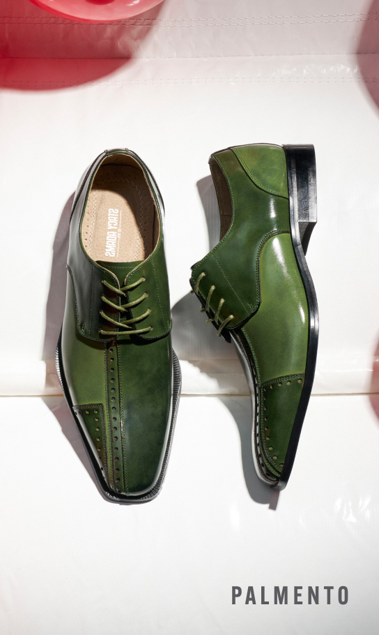 Color Story: Green Image features the Palmento in green on a white background.