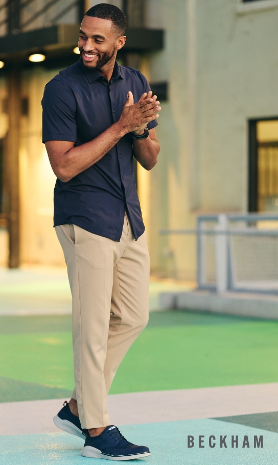 Father's Day Picks Image features the Beckham in navy.