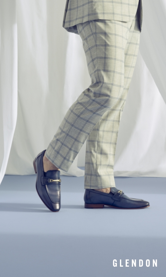 Men's Dress Shoes category. Image features the Glendon loafer. 