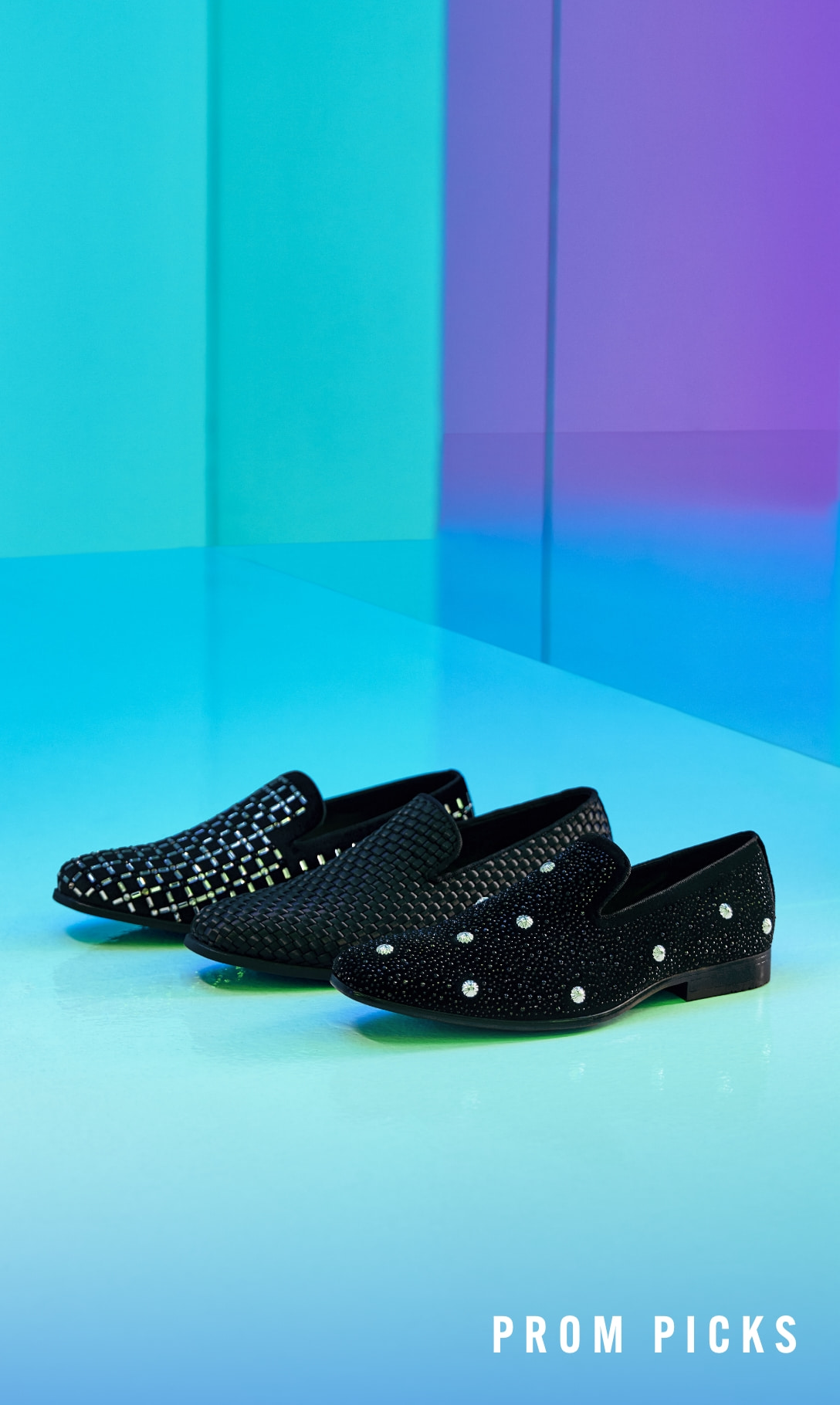 Prom Picks Image features the Swenson loafer in black.