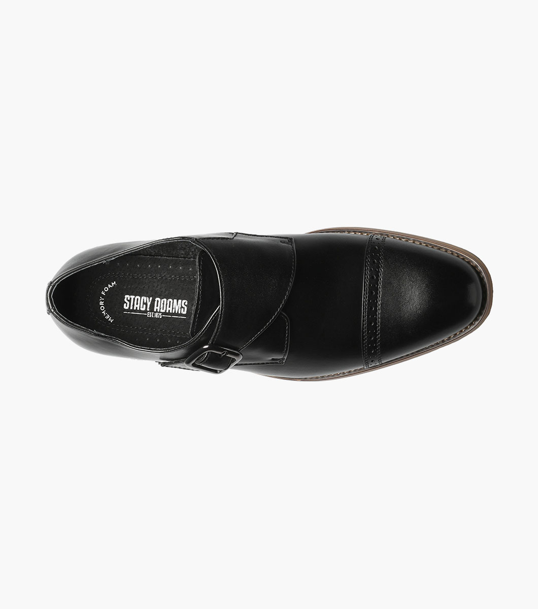 Desmond Cap Toe Monk Strap Men s Dress Shoes Stacyadams