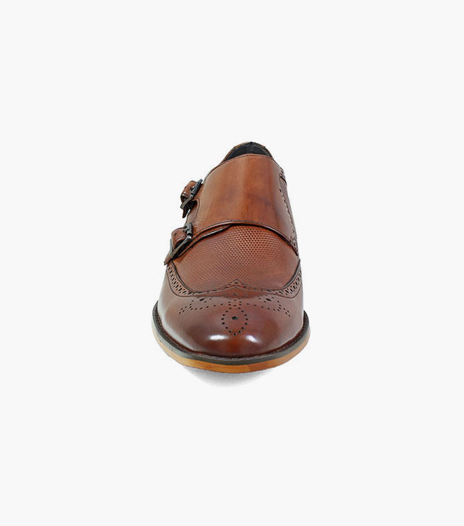 Stacy adams men's lavine double monk strap loafers clearance