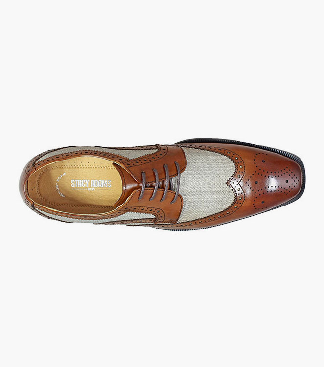 stacy adams men's kemper wingtip oxfords