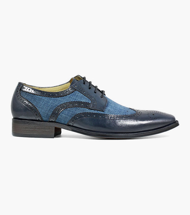 stacy adams men's kemper wingtip oxfords