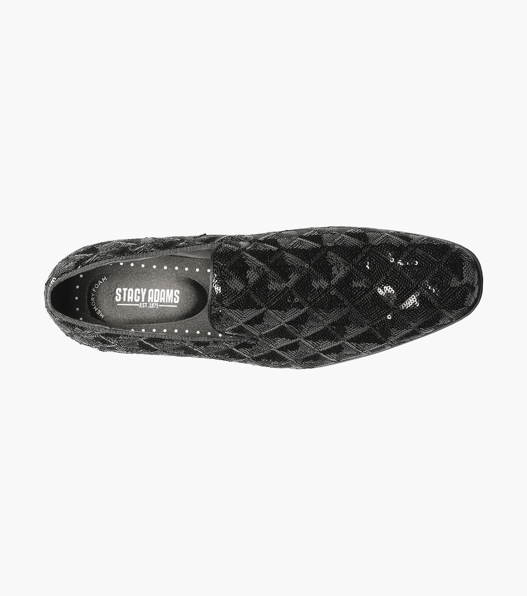 Swank Sequined Slip On Clearance Men s Shoes Stacyadams