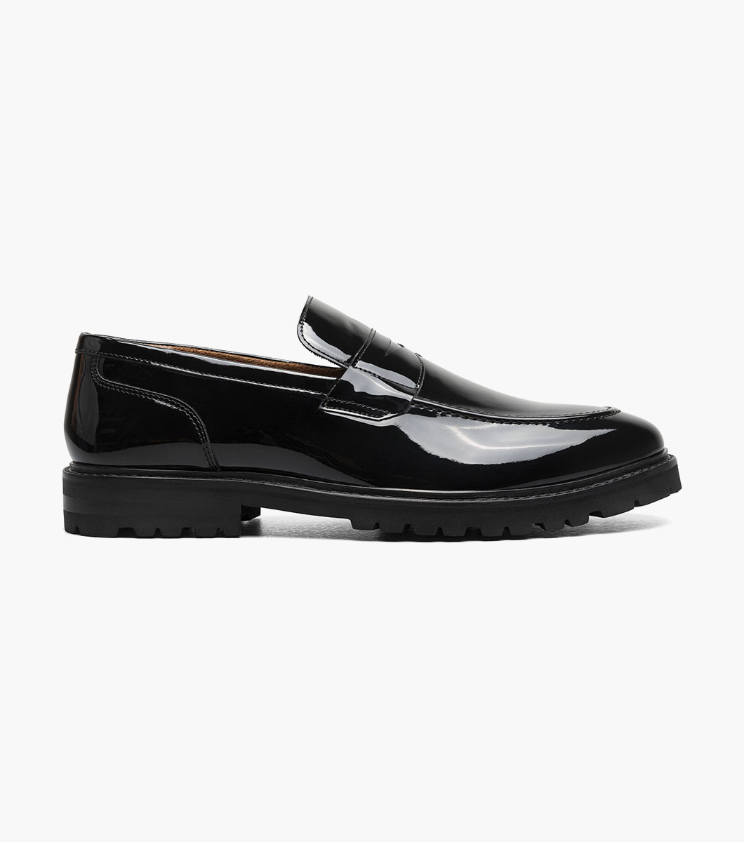 Hazelton in Black Patent Rotate View