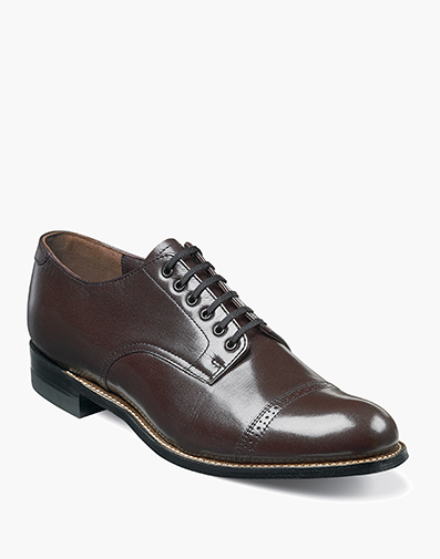 Madison Cap Toe Oxford in Burgundy for $$190.00