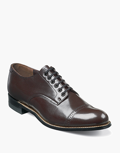 Madison Cap Toe Oxford Burgundy