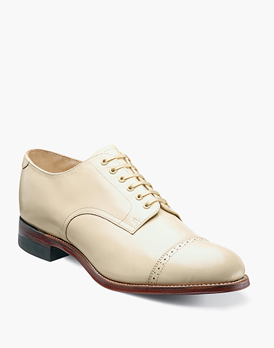 Madison Cap Toe Oxford Ivory