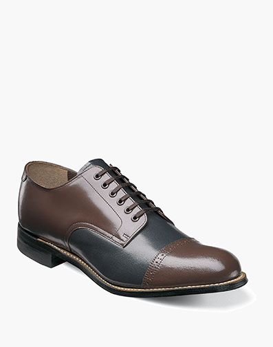 Madison Cap Toe Oxford in Navy Multi for $$190.00