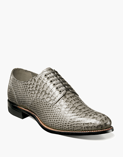 Madison Anaconda Plain Toe Oxford Gray