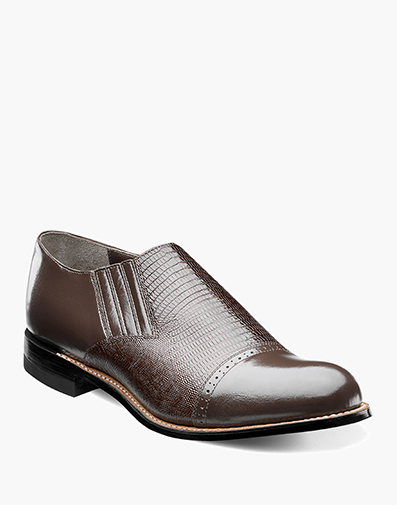 Madison Cap Toe Slip On Brown