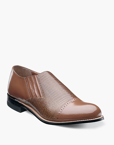 Madison Cap Toe Slip On in Tan for $$200.00