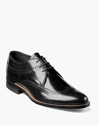 Dayton Wingtip Oxford in Black for $$190.00