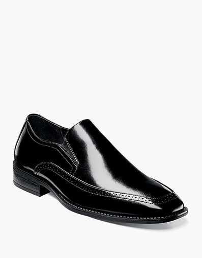 Acton  Moc Toe Slip On Black