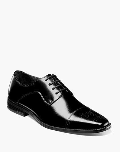 Kenway Cap Toe Oxford in Black for $$110.00