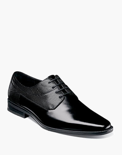 Kirkley Plain Toe Oxford Black