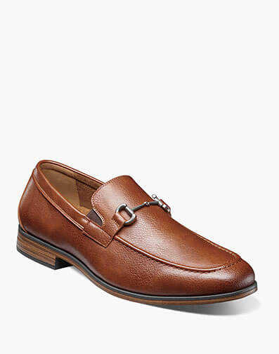 Richmont Moc Toe Bit Slip On in Cognac Tumbled for $$110.00
