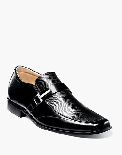 Stacy-Adams Men's Beau loafers Black leather Shoes 24692-001 