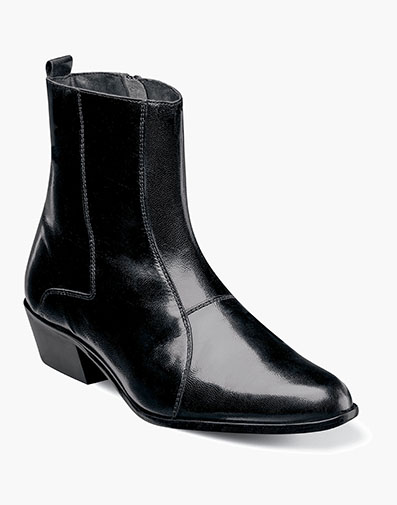 Santos Side Zip Boot in Black for $140.00