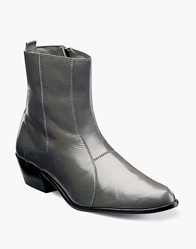 Santos Side Zip Boot in Gray for $$150.00