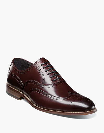 Dunbar Wingtip Oxford in Burgundy for $$155.00