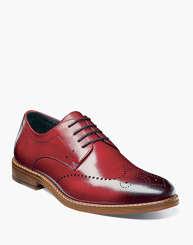 Alaire Wingtip Oxford Cranberry