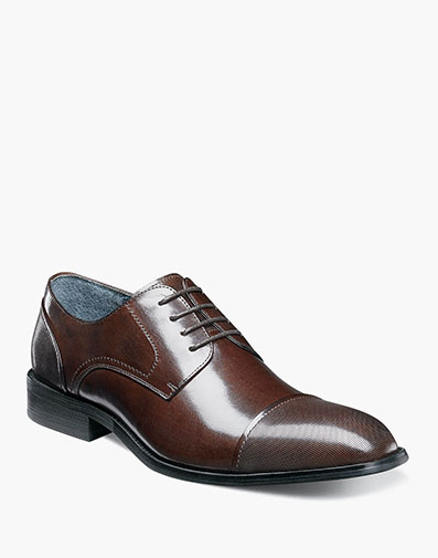 Jemison Cap Toe Oxford in Brown for $$145.00