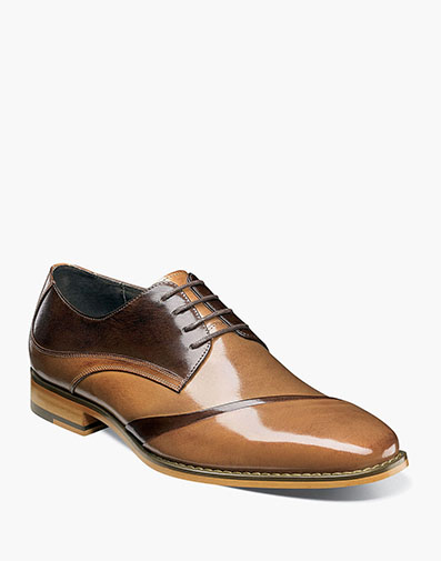 Talmadge Folded Vamp Oxford in Tan Multi for $$175.00