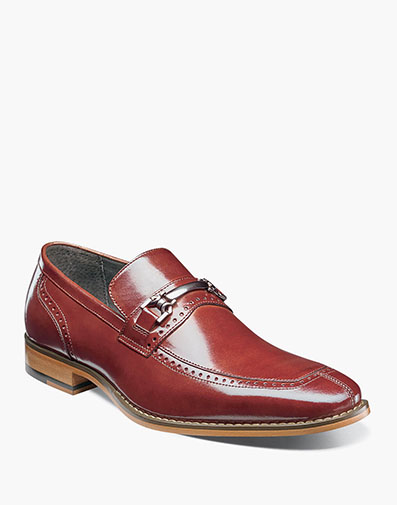 Tanner Moc Toe Bit Slip On in Cognac for $$175.00