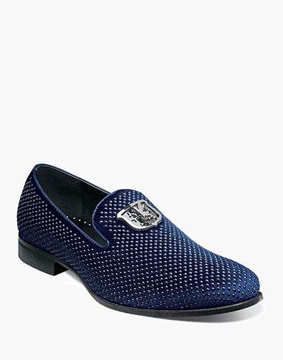 Swagger Studded Slip On Navy