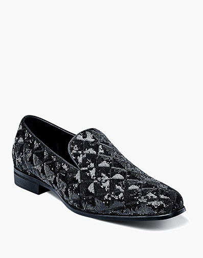 Swank Sequined Slip On in Black for $$100.00