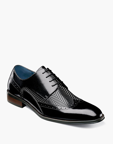Maguire Wingtip Oxford in Black for $$119.90