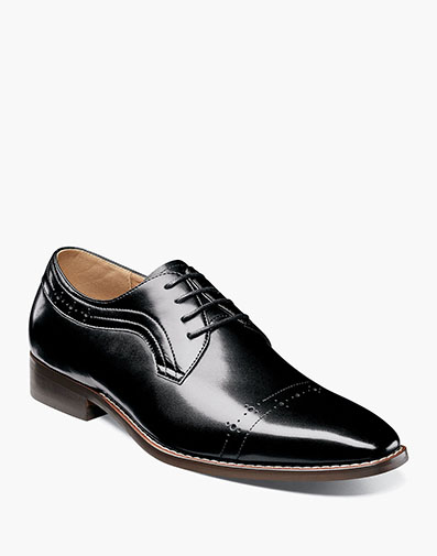 Shallon Cap Toe Oxford in Black for $$150.00