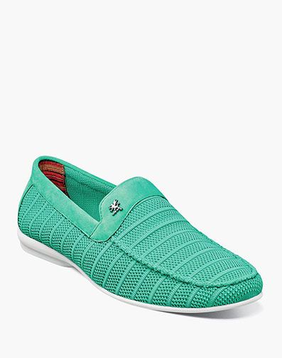 Ciran Moc Toe Slip On in Green Aqua for $$85.00