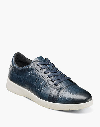 Halcyon Exotic Print Lace Up Sneaker