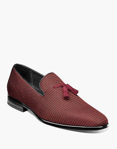Tazewell Plain Toe Tassel Slip On Brick