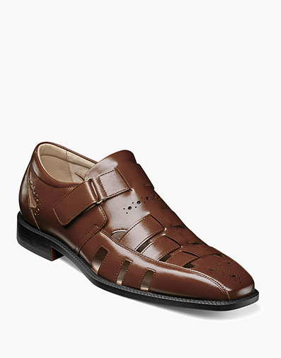 Calax Fisherman Sandal in Cognac for $$95.00