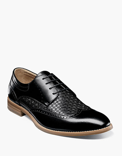 Fallon Wingtip Oxford Black